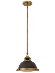 Amelia Stem Pendant with Metal Shade